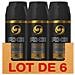 Ax Set Di 6 Deodoranti Per Uomo Spray Gold Temptation Senza Sali Di Alluminio - 150ml - Foto miniatura 1