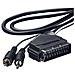 Audio / Video connection lead, 5.0m, 5m, SCART (21-pin) , Nero - Foto miniatura 1