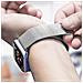 Cinturino Per Apple Watch 42 / 44 / 45 Mm In Maglia Di Metallo Swissten Argento - Foto miniatura 3
