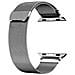 Cinturino Per Apple Watch 42 / 44 / 45 Mm In Maglia Di Metallo Swissten Argento - Foto miniatura 4