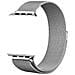 Cinturino Per Apple Watch 42 / 44 / 45 Mm In Maglia Di Metallo Swissten Argento - Foto miniatura 1