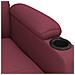 Poltrona Reclinabile Rosso Vino In Tessuto - Foto miniatura 7