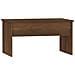 Tavolino Rovere Marrone 80x50,5x41,5 Cm In Legno Multistrato - Foto miniatura 4