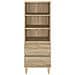 Credenza Rovere Sonoma 40x36x110 Cm In Legno Multistrato - Foto miniatura 3