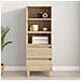 Credenza Rovere Sonoma 40x36x110 Cm In Legno Multistrato - Foto miniatura 1