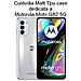 Custodia Tpu Silicone Cover Case Slim Per Motorola Moto G82 Black - Foto miniatura 2