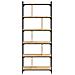 Libreria Rovere Sonoma 6 Ripiani 76x32x192 Cm Legno Multistrato - Foto miniatura 6