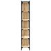 Libreria Rovere Sonoma 6 Ripiani 76x32x192 Cm Legno Multistrato - Foto miniatura 7