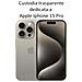 Ultra Slim Custodia Tpu Silicone 0,3mm Cover Case Per Apple Iphone 15 Pro Trasparente - Foto miniatura 2