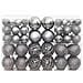 Palline Di Natale 100 Pz Grigie 3 / 4 / 6 Cm - Foto miniatura 2