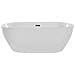 Vasca Da Bagno Freestanding Nevis 160 X 75 Cm Bianco - Foto miniatura 4