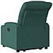 Poltrona Alzapersona Reclinabile Elettrica Verde Scuro Tessuto - Foto miniatura 4
