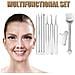 Kit Di Strumenti Di Bellezza In Acciaio Inossidabile Da 10 Pezzi Per La Cura Della Pelle - Foto miniatura 7