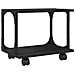 Supporto Per Stampante 2 Livelli Nero 41x28x33,5 Cm Multistrato - Foto miniatura 2