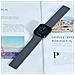 Cinturino Magnetico Loop Per Apple Watch (42/44/45/49mm) - Brevetto Ue Grey Orange - Foto miniatura 4