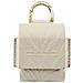 Borsa Mini Per Airpods 1 / 2 Flo Zebra Textured Con Moschettone, Beige - Foto miniatura 2
