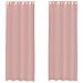 Tende In Voile Con Occhielli 2 Pz Rosa 140x260 Cm - Foto miniatura 2