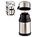 Dam Diga Thermos In Acciaio Inox 800ml 10,7x12x20,5 Cm. Grigio - Foto miniatura 1