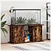 Supporto Acquario 121x41x58 cm in Legno Multistrato Rovere Fumo - Foto miniatura 2