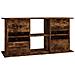 Supporto Acquario 121x41x58 cm in Legno Multistrato Rovere Fumo - Foto miniatura 8
