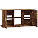 Supporto Acquario 121x41x58 cm in Legno Multistrato Rovere Fumo - Foto miniatura 6