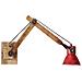 Lampada a Parete 25 W Rosso Anticato 96x15x20 cm E27 - Foto miniatura 4