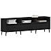 Mobile TV  Nero Rovere 150x30x44,5 cm Legno ingegnerizzato - Foto miniatura 3