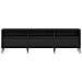Mobile TV  Nero Rovere 150x30x44,5 cm Legno ingegnerizzato - Foto miniatura 7
