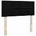 Giroletto a Molle con Materasso Nero 120x190 cm in Tessuto - Foto miniatura 7