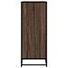 Scarpiera Rovere Marrone 75x38x97,5cm Legno Multistrato Metallo - Foto miniatura 5