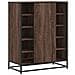 Scarpiera Rovere Marrone 75x38x97,5cm Legno Multistrato Metallo - Foto miniatura 6