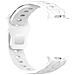 Cinturino In Silicone Con Texture Da Calcio Compatibile Con Samsung Galaxy Watch8/watch8 Classic White - Foto miniatura 2