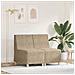 Poltrona Sofa 2 pcs Grigio chiaro 55 x 74 x 82 cm - Foto miniatura 2