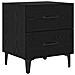 Armadietto per letto con cassetto Rovere nero 40 x 35 x 47,5 cm - Foto miniatura 1