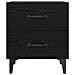 Armadietto per letto con cassetto Rovere nero 40 x 35 x 47,5 cm - Foto miniatura 6