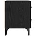 Armadietto per letto con cassetto Rovere nero 40 x 35 x 47,5 cm - Foto miniatura 7