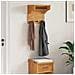 Appendiabiti da Parete SANDNES 43x30x42 cm in Legno di Pino - Foto miniatura 2