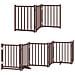 Cancello Cani Porta Pieghevole Marrone 12 Pannelli 600cm Pioppo - Foto miniatura 3
