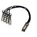 X4DACBL7-OS cavo InfiniBand e in fibra ottica 7 m QSFP+ 4x SFP+ DAC Nero - Foto miniatura 1