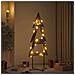 Albero di Natale Marrone 150 cm Legno massello di teak - Foto miniatura 2