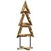 Albero di Natale Marrone 150 cm Legno massello di teak - Foto miniatura 3
