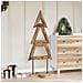 Albero di Natale Marrone 150 cm Legno massello di teak - Foto miniatura 4
