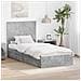 Letto con Contenitore con testiera Grigio cemento 90 x 200 cm - Foto miniatura 2
