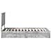 Letto con Contenitore con testiera Grigio cemento 90 x 200 cm - Foto miniatura 9