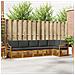 Set divani 6 pcs Naturale e Antracite Legno di Acacia Massello - Foto miniatura 2
