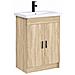Lavabo da bagno Nero Opaco 61 x 40 x 16,5 cm Metallo - Foto miniatura 2