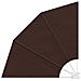 Schermo di Privacy per Balcone 140 x 140 cm Poliestere Marrone - Foto miniatura 1