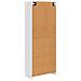 Set di armadi 2 pcs Bianco Lucido Legno ingegnerizzato - Foto miniatura 6