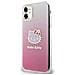 Hello Kitty Iml Custodia Gradiente Electrop Kitty Head Per Iphone 11 / Xr - Rosa - Foto miniatura 3