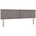 Letto box spring con materasso Tortora 180 x 200 cm Tessuto - Foto miniatura 5